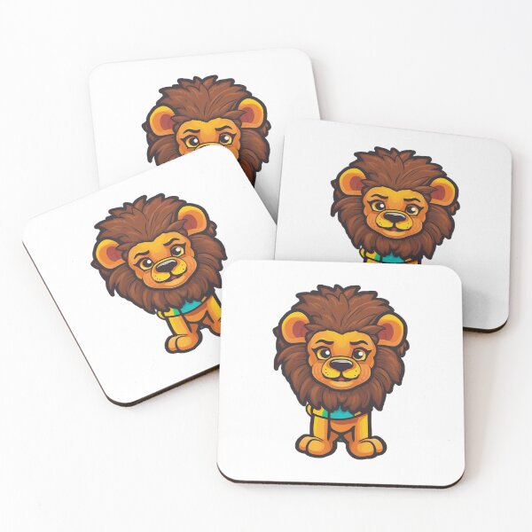 Item preview, Cute cartoon lion designed and sold by Stickermagician.