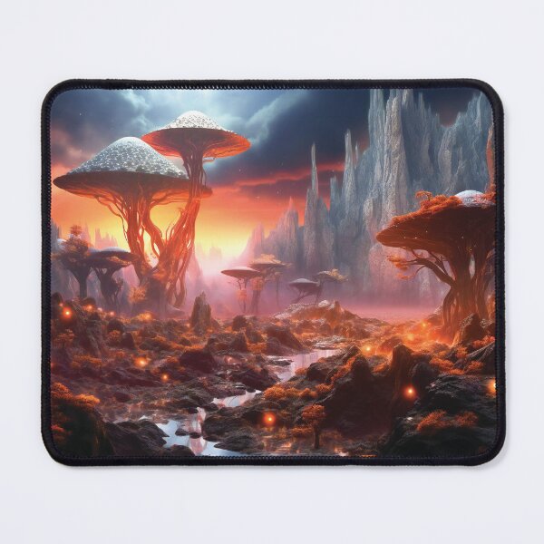 Item preview, Fantasy Alien Planet Landscape designed and sold by AdrianGrosu.