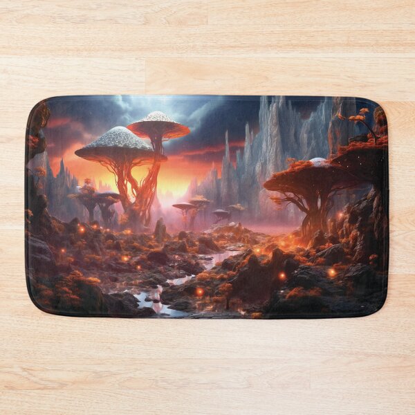 Item preview, Fantasy Alien Planet Landscape designed and sold by AdrianGrosu.