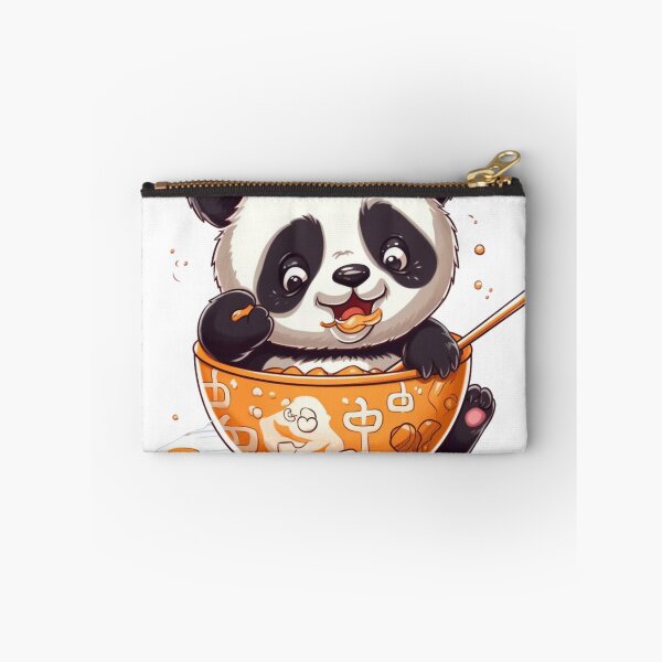 Item preview, kawaii panda eating designed and sold by DigitalPixelize.