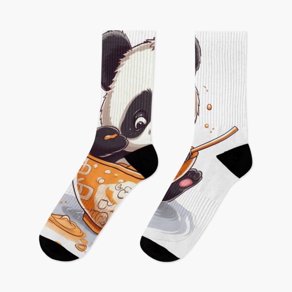 Item preview, kawaii panda eating designed and sold by DigitalPixelize.