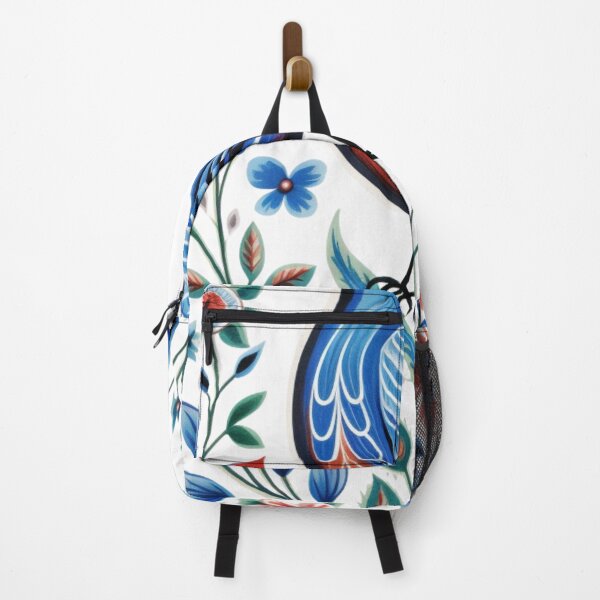 Item preview, Blue Bird - Scandinavian Folk Art Style designed and sold by StudioRedKoala.