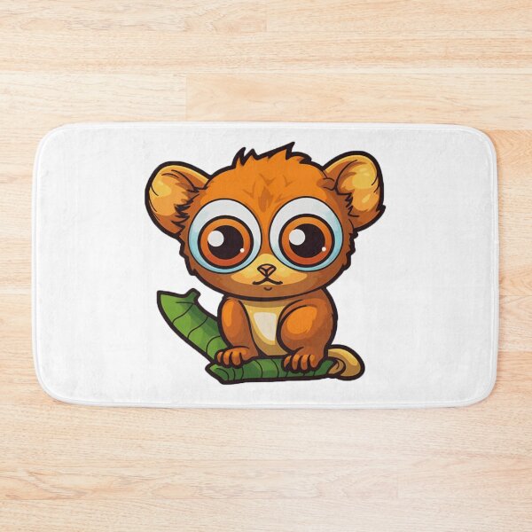 Item preview, Cute cartoon lemur designed and sold by Stickermagician.