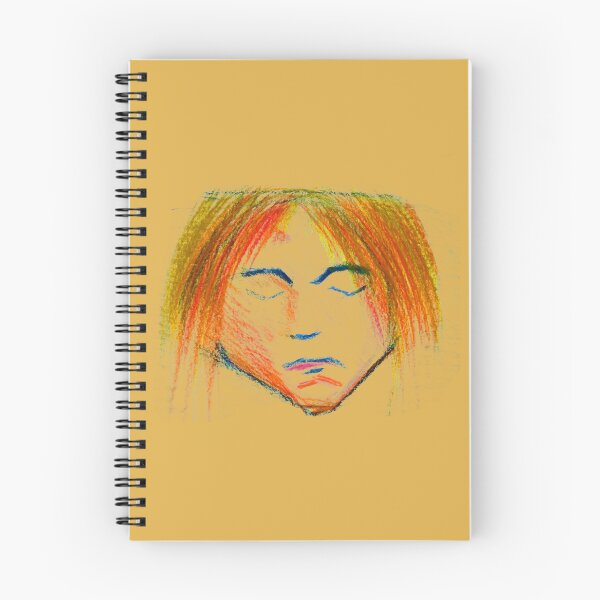 Item preview, Sad Girl (oil pastel) designed and sold by Sky-99.