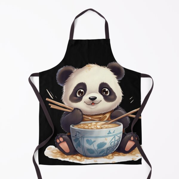 Item preview, kawaii panda bear eating designed and sold by DigitalPixelize.