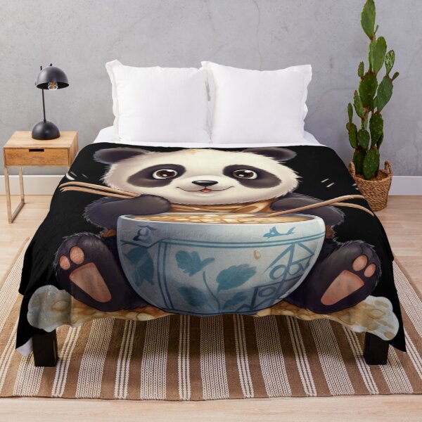 Item preview, kawaii panda bear eating designed and sold by DigitalPixelize.