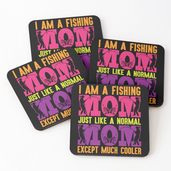 Item preview, fishing mom like a normal mom much cooler designed and sold by _ROYAL_ PRINT_ ⭐⭐⭐⭐⭐.
