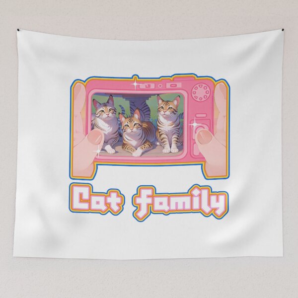 Item preview, Cat family, Cat Stacker - Cute and Perfect Tower Builder Game designed and sold by Lychee Design.
