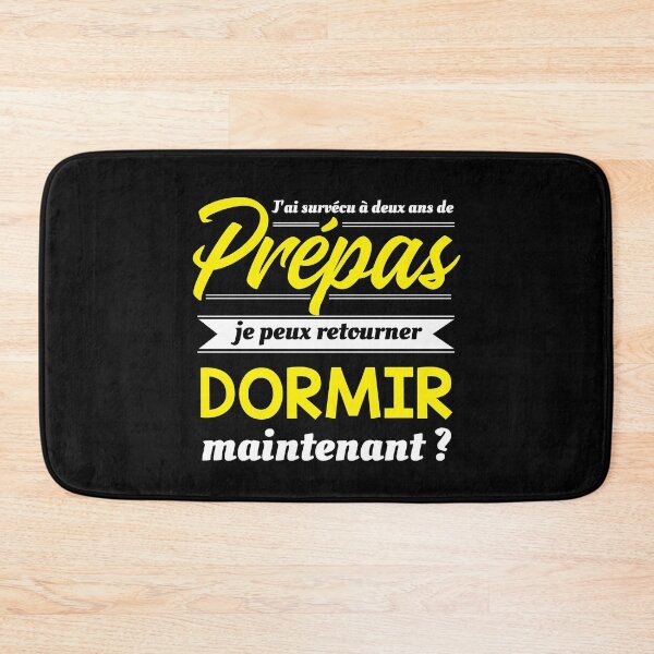 Item preview, J'ai survécu à deux ans de prépas, je peux retourner dormir maintenant ? Cadeau drôle et cool pour les élèves de classes préparatoires designed and sold by thegiftedadult.