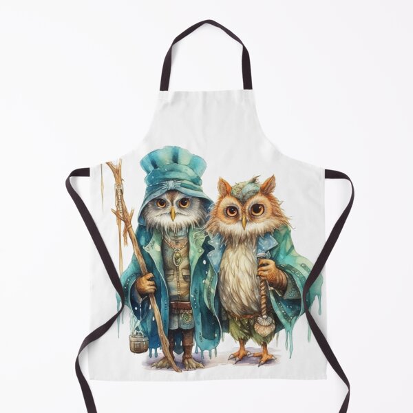 Artikelvorschau, Two Owls : Watercolour Magical Forest Creatures Series entworfen und verkauft von MTJ-Mushrooms.