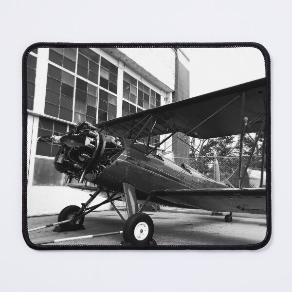 Item preview, Black and White Modern Industrial Air Plane Museum Vintage Propeller Plane Digital Photograph designed and sold by ARTbyABACCUS.