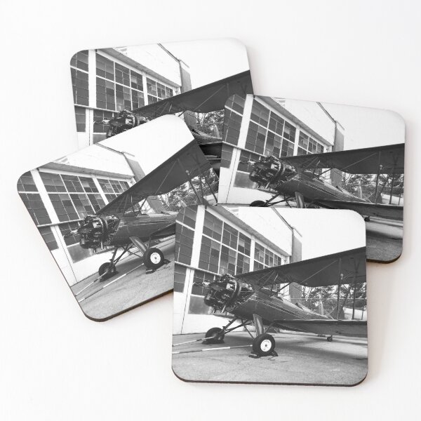 Item preview, Black and White Modern Industrial Air Plane Museum Vintage Propeller Plane Digital Photograph designed and sold by ARTbyABACCUS.