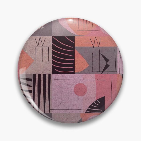 Artikelvorschau, Mid-Century Modern Koralle, Rosa und Schwarz entworfen und verkauft von Monochrome-Dog.