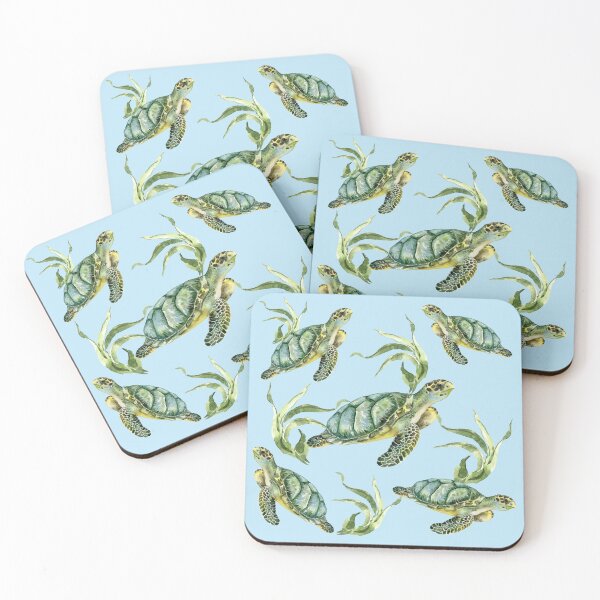 Item preview, Sea turtles pattern design designed and sold by Jiimo25.