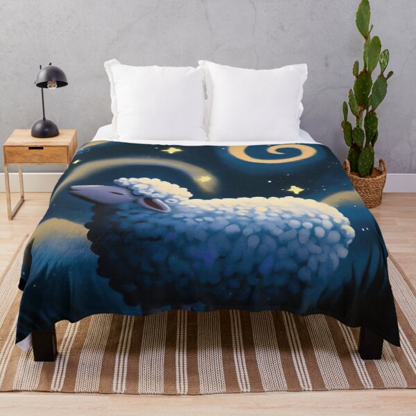 Item preview, A Sheep Beneath the Starry Night designed and sold by ciaobebo.