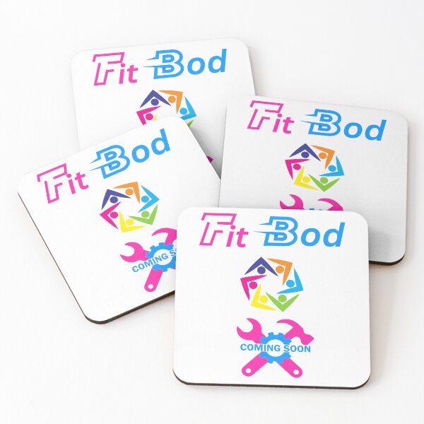 Item preview, Fit Bod Coming Soon-White Background  designed and sold by Trendi61.