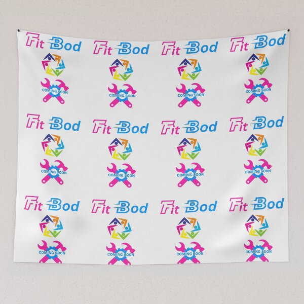 Item preview, Fit Bod Coming Soon-White Background  designed and sold by Trendi61.