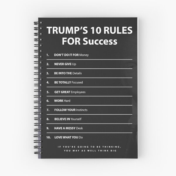 Item preview, Donald Trump 10 Rules For Success Art designed and sold by SuccessHunters.