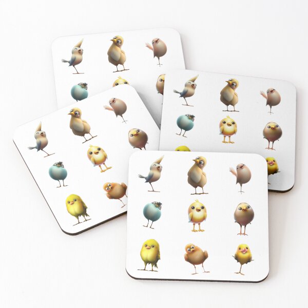 Item preview, Delight Abstract Bird Multicolored  Whimsical Avian designed and sold by Pixel4Art.