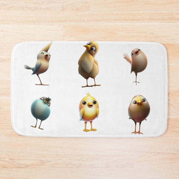 Item preview, Delight Abstract Bird Multicolored  Whimsical Avian designed and sold by Pixel4Art.