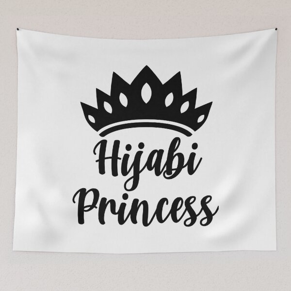 Item preview, Hijabi Princess Cursive Crown designed and sold by SarahJisri.