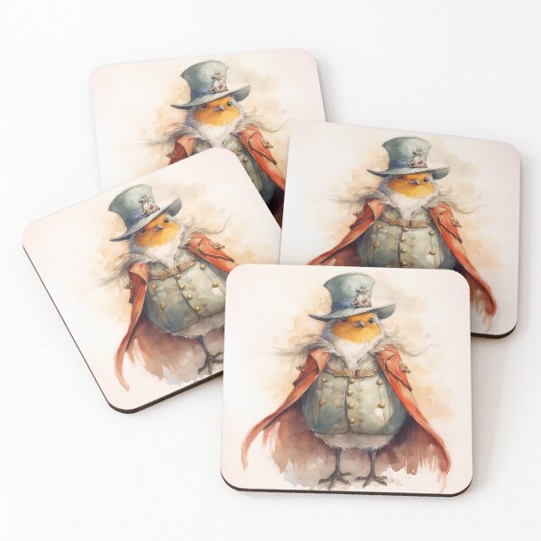 Item preview, Robin : Watercolour Magical Forest Creatures Series designed and sold by MTJ-Mushrooms.