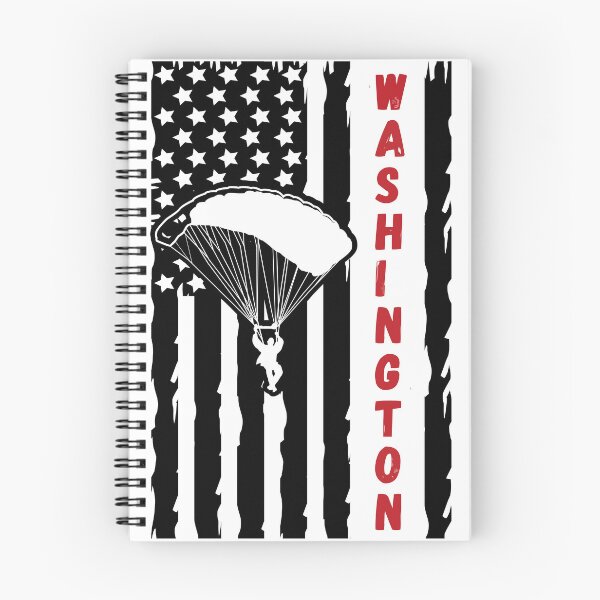 Item preview, Skydiving in Washington - Vintage Paragliding Parachuting Logo designed and sold by Vintage-TM.