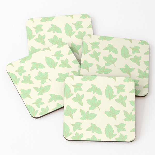 Item preview, Green Lime Leaves Pattern  designed and sold by Scifi Animals.