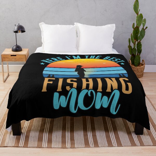 Item preview, here I'm the best fishing mom designed and sold by _ROYAL_ PRINT_ ⭐⭐⭐⭐⭐.