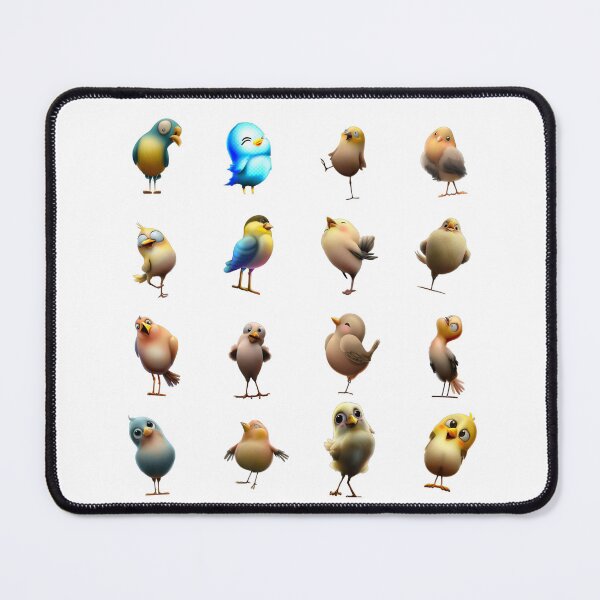 Item preview, Abstract Bird Colorful Quirkiness Good Laugh designed and sold by Pixel4Art.