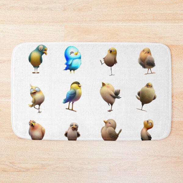 Item preview, Abstract Bird Colorful Quirkiness Good Laugh designed and sold by Pixel4Art.