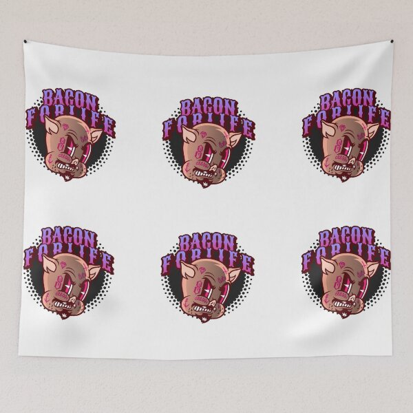 Item preview, Bacon For Life-White Background  designed and sold by Trendi61.