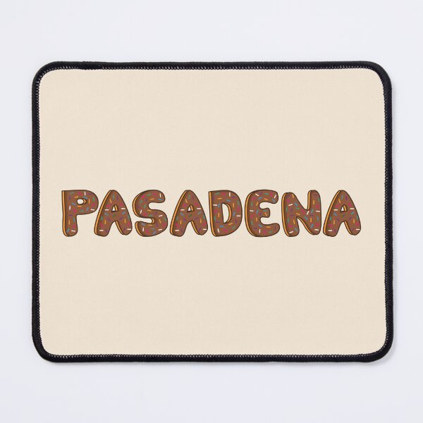 Item preview, Pasadena City Shaped Like Chocolate Donuts designed and sold by DonutsWords.