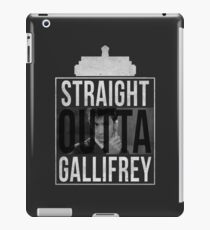 Straight Outta Gallifrey - 10th Doctor V. iPad Case/Skin