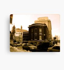 The Masonic Temple (known locally as the "Mason Building") Canvas Print
