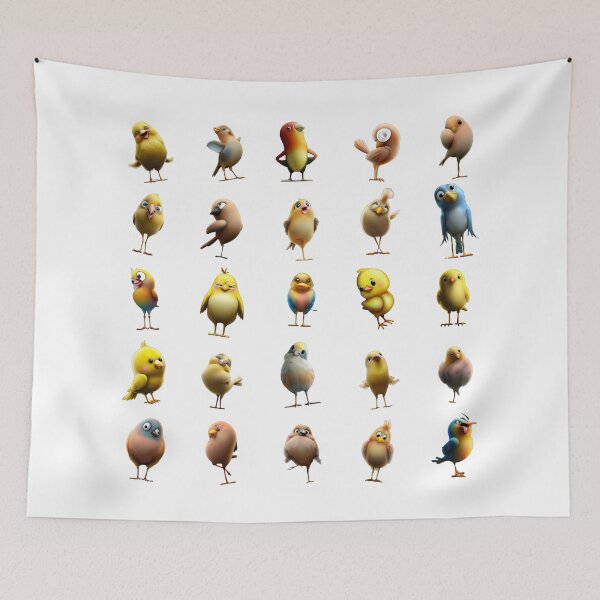 Item preview, Copy of Abstract Bird Colorful Quirkiness Good Laugh designed and sold by Pixel4Art.