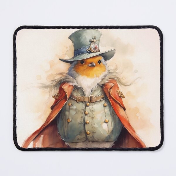 Artikelvorschau, Robin : Watercolour Magical Forest Creatures Series entworfen und verkauft von MTJ-Mushrooms.