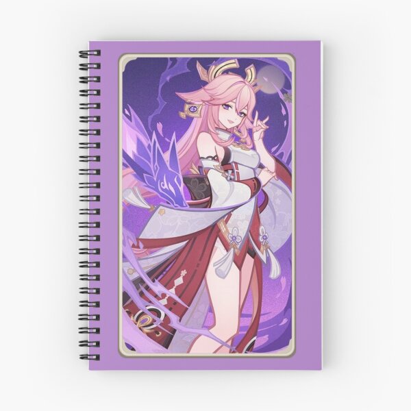 Item preview, Genshin Impact Yae Miko Card designed and sold by HuckleberryArts.