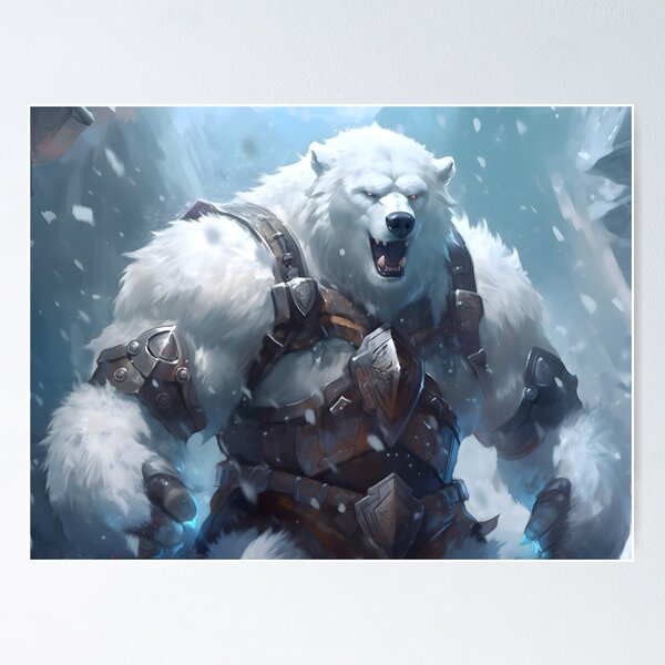 Item preview, Furious Icebear designed and sold by JymaXx.
