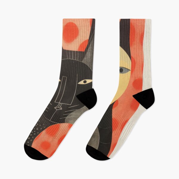 Item preview, Artistic print, abstract cats, Japanese style. designed and sold by Kiyomi  Mizushima.