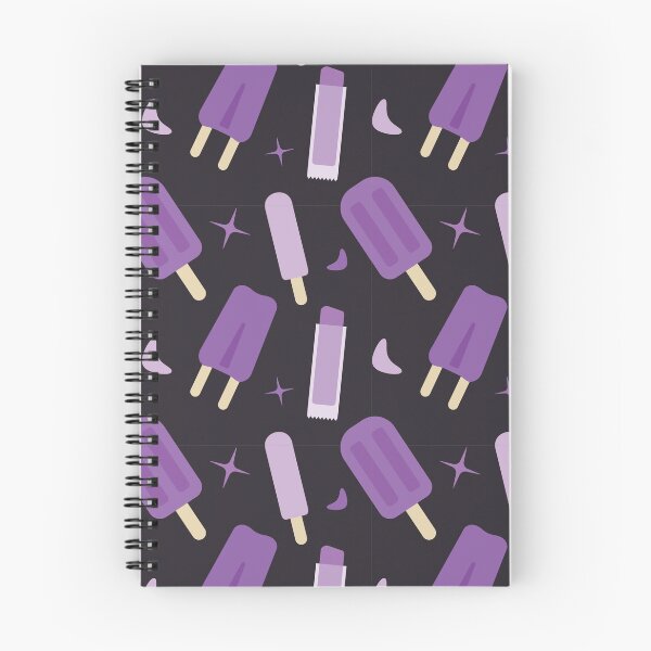 Item preview, Twilight Purple Popsicles Pattern designed and sold by LeftNWrite.