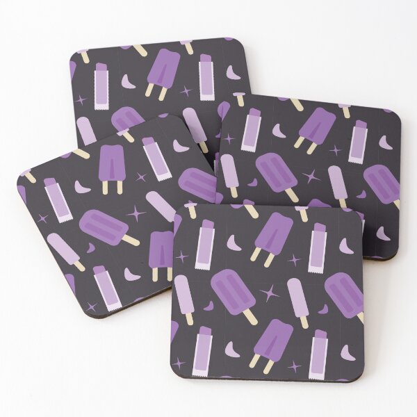 Item preview, Twilight Purple Popsicles Pattern designed and sold by LeftNWrite.