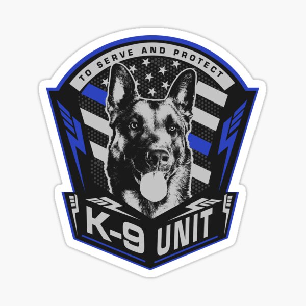 Item preview, K9 Unit  - Malinois Belgian shepherd -Mechelaar  designed and sold by k9printart.