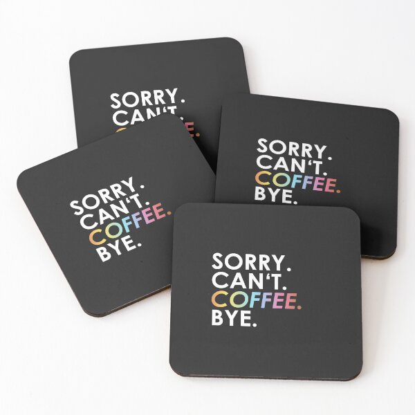 Item preview, sorry Can not. Coffee. Bye. (rainbow) designed and sold by ponat.