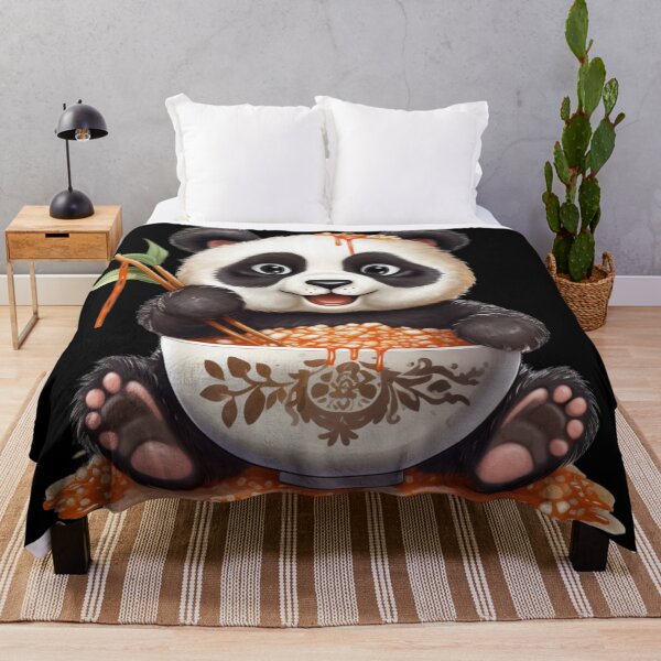 Item preview, cute loving panda bear baby kawaii eating designed and sold by DigitalPixelize.