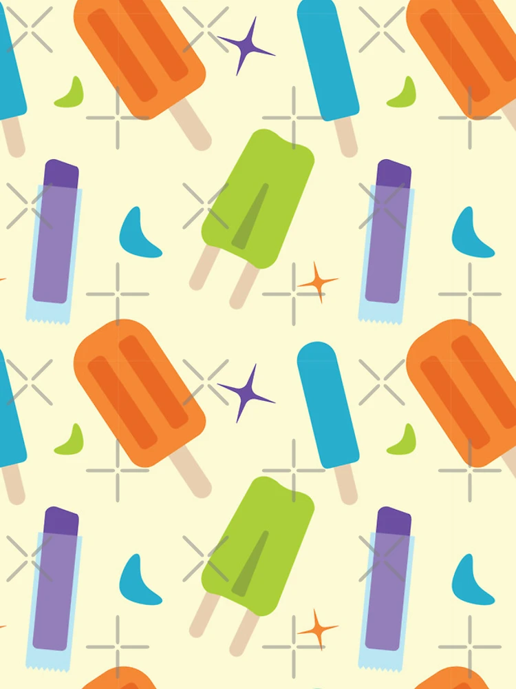 Thumbnail 4 of 4, iPhone Case, Bright Popsicles Pattern designed and sold by LeftNWrite.