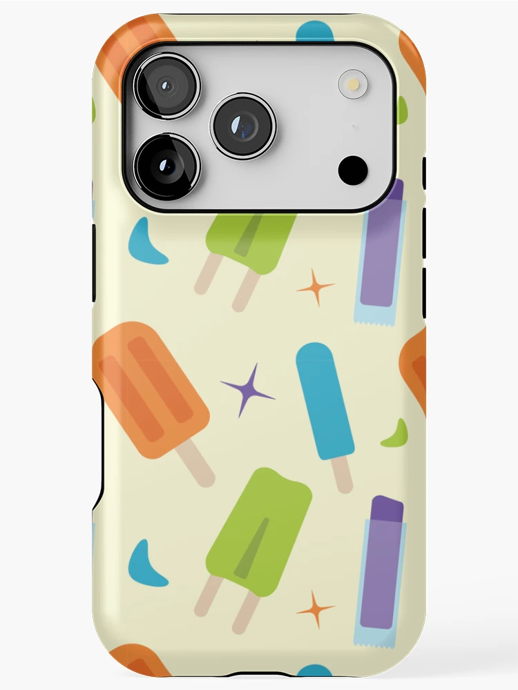 Thumbnail 1 of 4, iPhone Case, Bright Popsicles Pattern designed and sold by LeftNWrite.