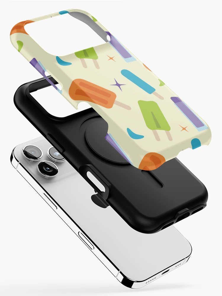 Thumbnail 2 of 4, iPhone Case, Bright Popsicles Pattern designed and sold by LeftNWrite.