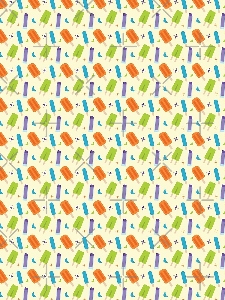 Thumbnail 3 of 3, Scarf, Bright Popsicles Pattern designed and sold by LeftNWrite.