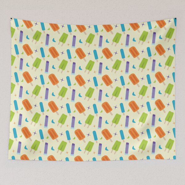 Item preview, Bright Popsicles Pattern designed and sold by LeftNWrite.
